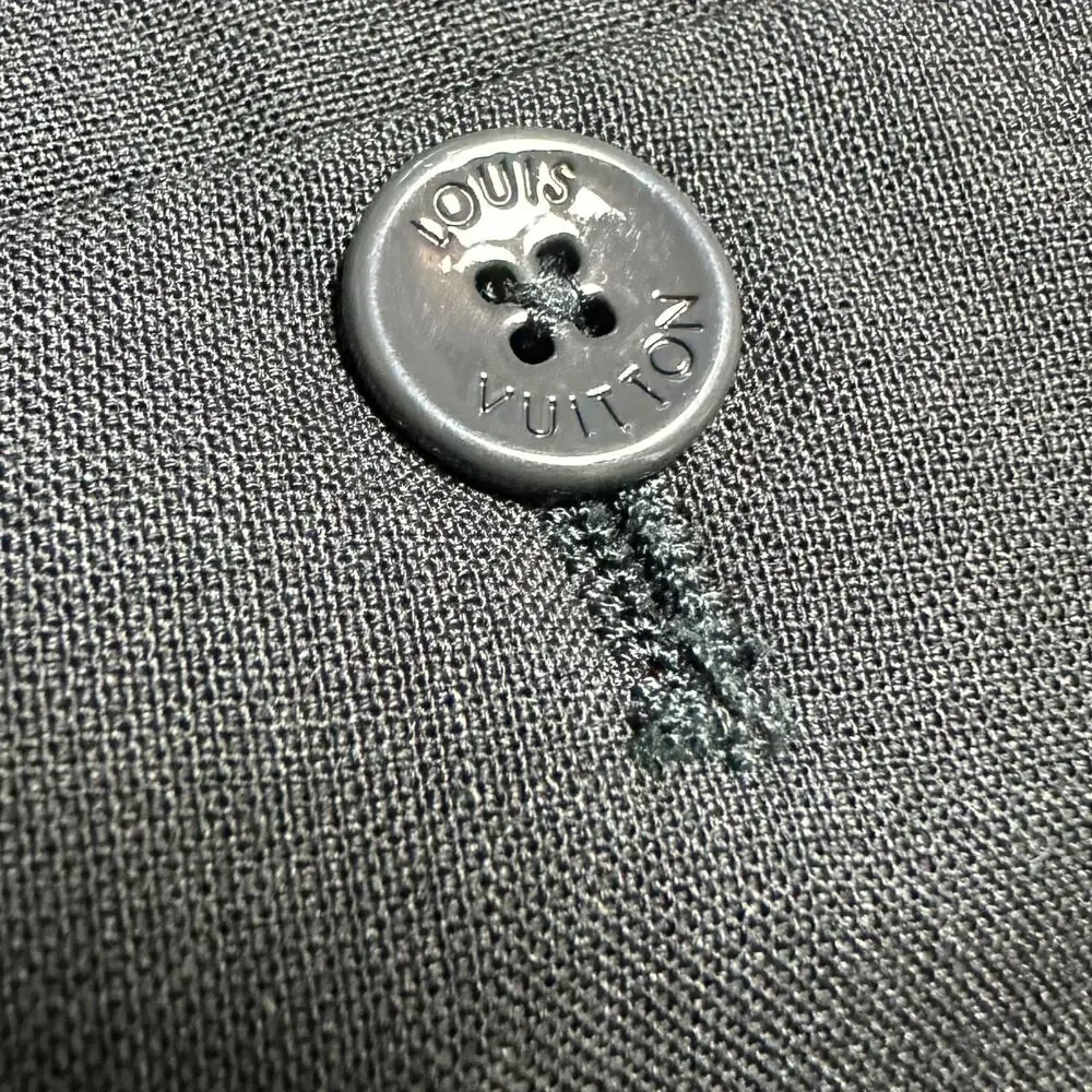 Louis Vuitton Uniforms Gray Wool Dress Pants Trousers Flat Front Sz 50 US 36x29